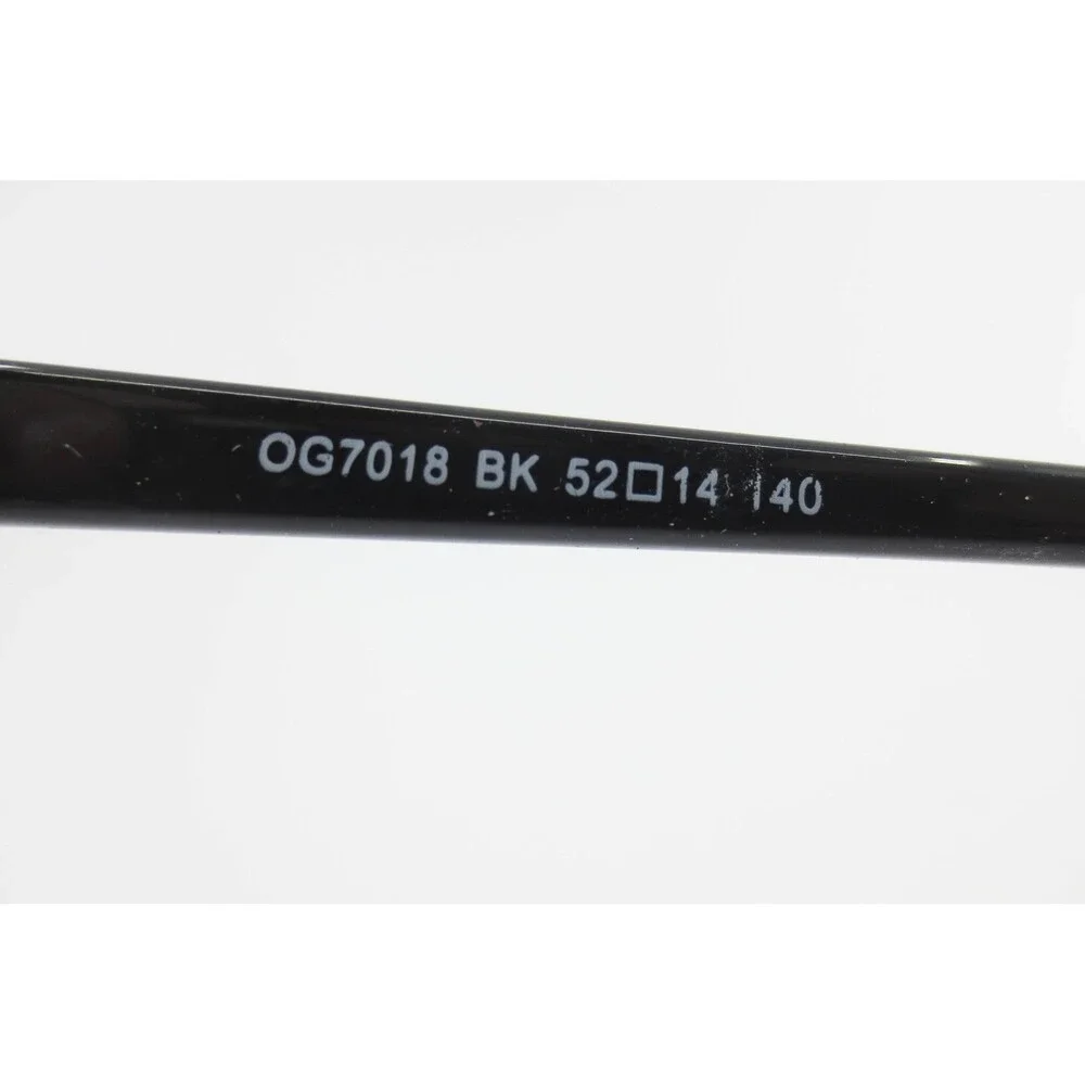 Otis + Grey OG7018 BK Black Square Eyeglass Frames 52-14-140 Full Rim Glasses
